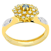 Anel de formatura em ouro 18k - Jeniffer